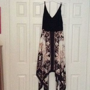 Size 8 White House black market scarf dress